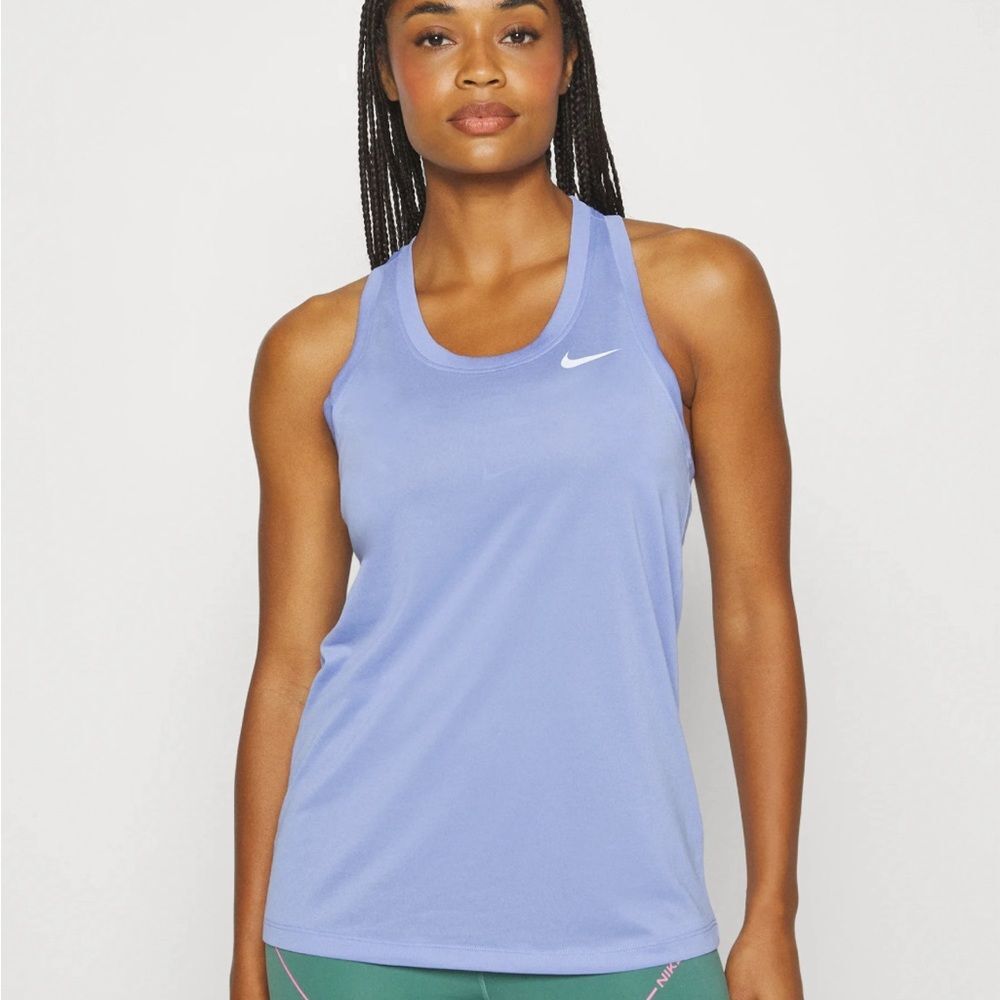 Nike Performance lilac lavender purple active racerback tank top size large NWOT